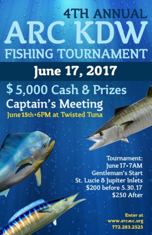 Venture Construction Group of Florida Sponsors ARC of Martin County Fishing Tournament Stuart Florida