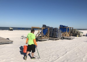 Venture Construction Group of Florida Staff and Crews Volunteer at Beach Cleanup