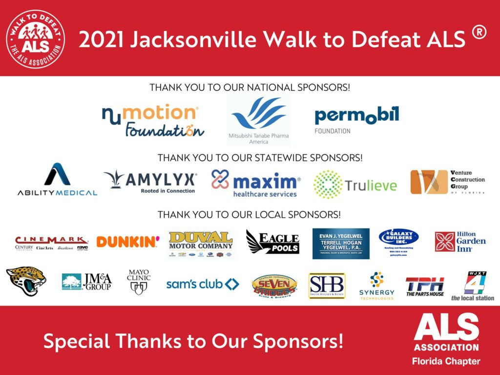 Venture Construction Group of Florida Sponsors Jacksonville Walk to Defeat ALS®